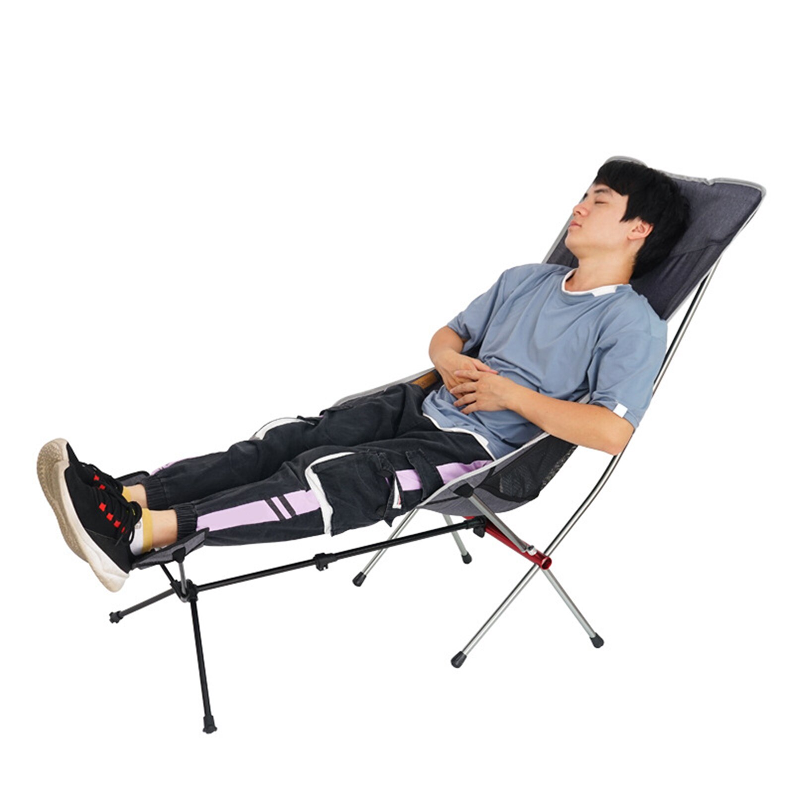Reposapiés plegable portátil para exteriores, taburete extensible de pierna, accesorio para silla de salón