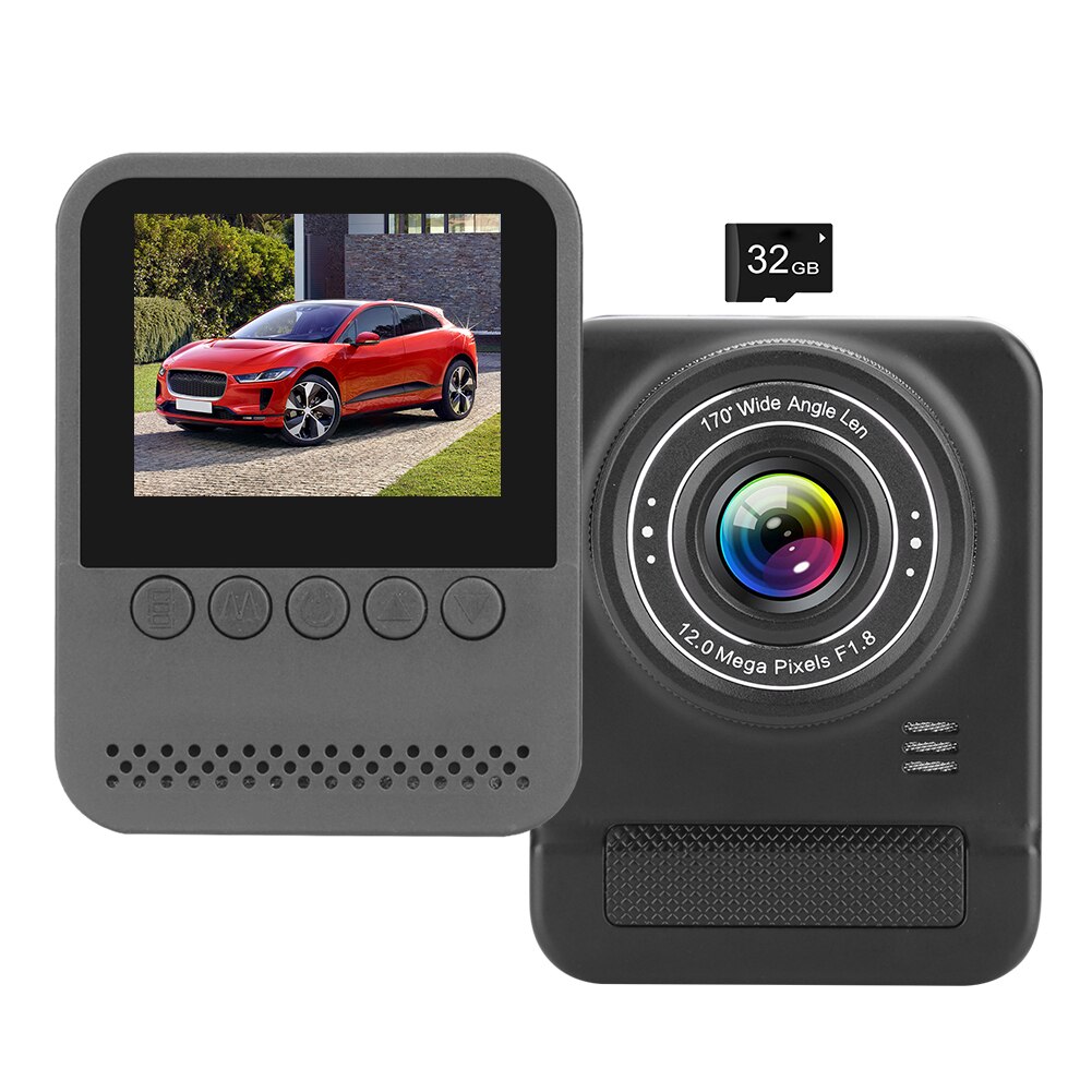 Se007 wifi 2k hd auto dvr camera 170 groothoek wifi nachtzicht dashcam ionisator veilige herinnering dashboardcamera: Met 32gb tf