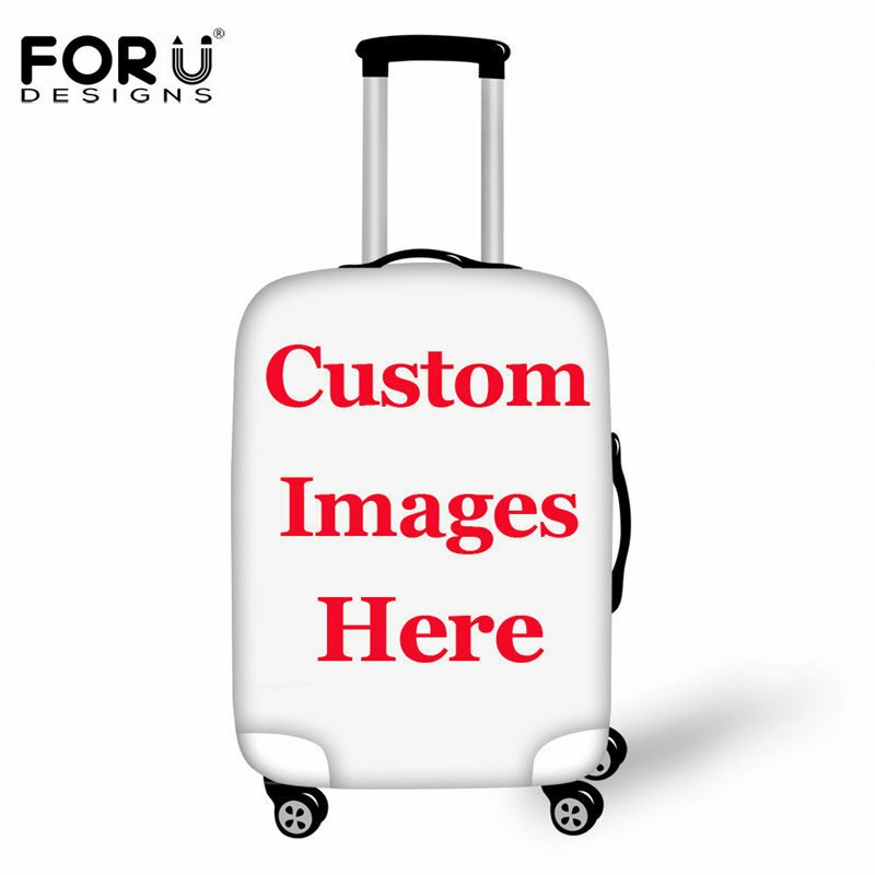 Luggage Cover - Elastic Waterproof Dustproof Suitcase Protector - Yorkshire Terrier Print: Custom / XL