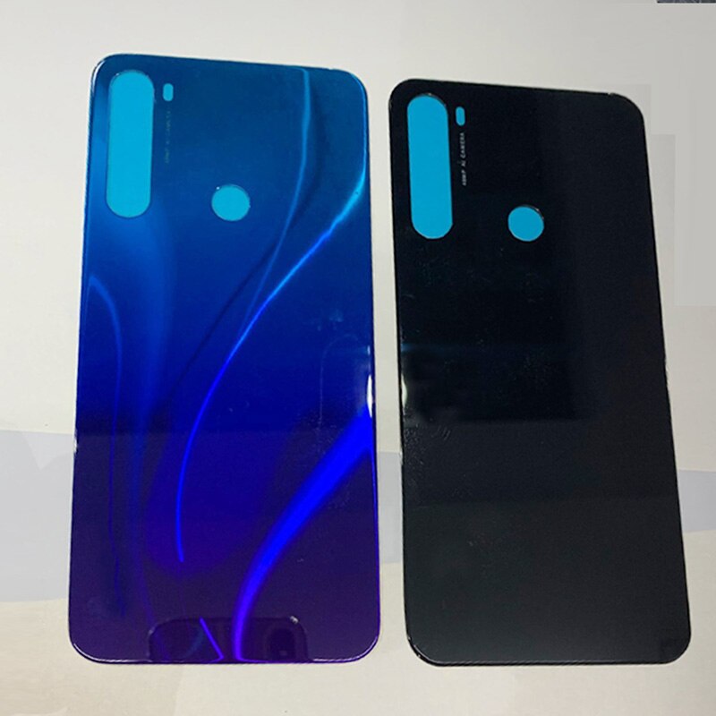 Panel de cristal trasero para Xiaomi Redmi Note 8, cubierta de batería, repuesto