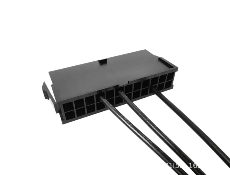 54cm Cable Copper Tin Wire 24-Pin Female ATX PSU PC Power Supply Starter Tester Start Up Jumper with ON/OFF Switch