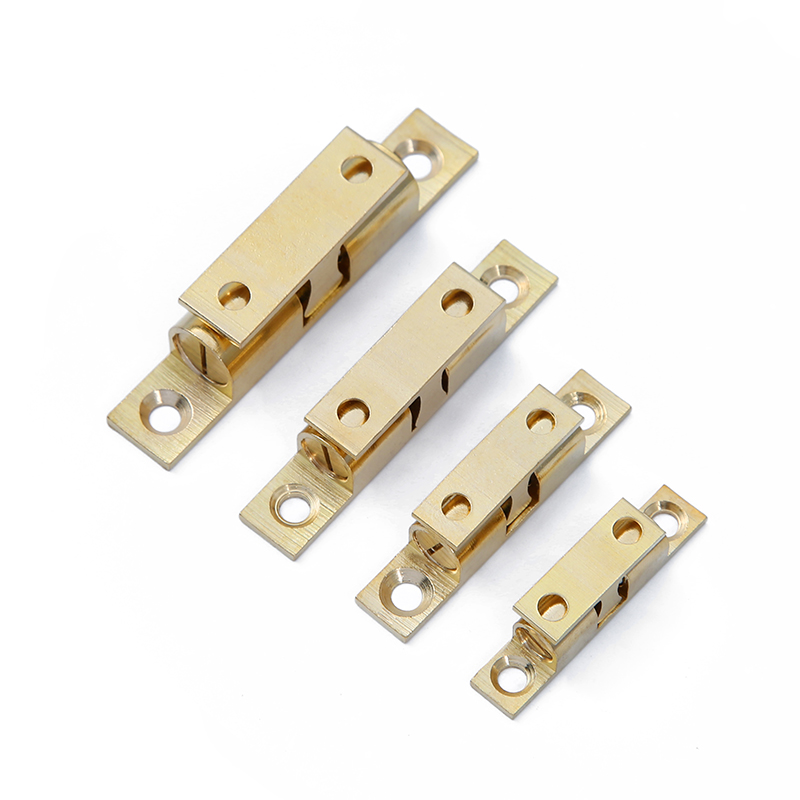 Cabinet Door Catch Solid Brass Adjustable Spring Ball Latch Furniture Door Closer with Free Screws 40mm/50mm/60mm/70mm