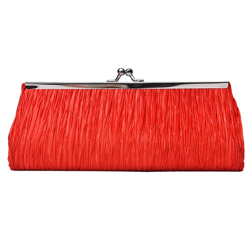 6 colores de lujo almohada noche Clutch mujeres brillante monedero Hasp billeteras Mini bolso: 4
