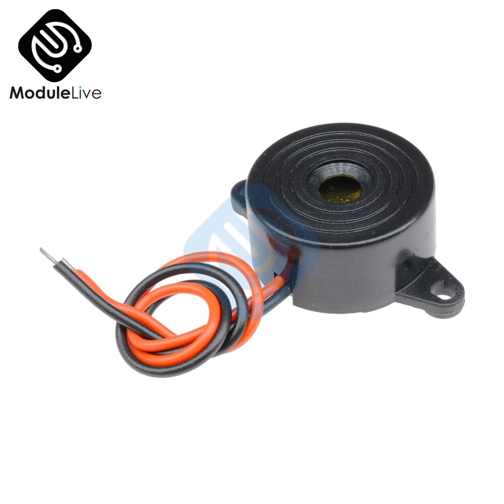 5 Stks/partij SFM-20B Dc 3V-24V 12V Duurzaam Piezo Elektronische Continue Zoemer Alarm 95DB Continu Geluid pieper Voor Arduino Auto Van