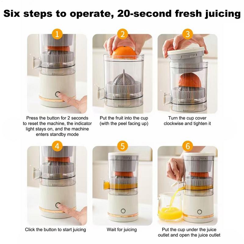 Extractor Volautomatische Fruit Huishoudelijke Juicer Draagbare Sapmachine ResiduSeparatie Bidirectionele Spiraal Fruit Juicer Cup