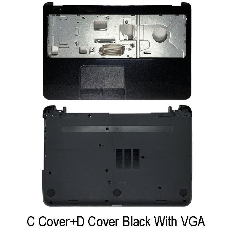 Dla HP 15-G 15-R 15-T 15-H 15-Z 250 255 G3 LCD do laptopa pokrywa tylna/pokrywa przednia/zawiasy/wielkie litery podpórce pod nadgarstki/dolna obudowa 761695-001 749641-001: CD Cover