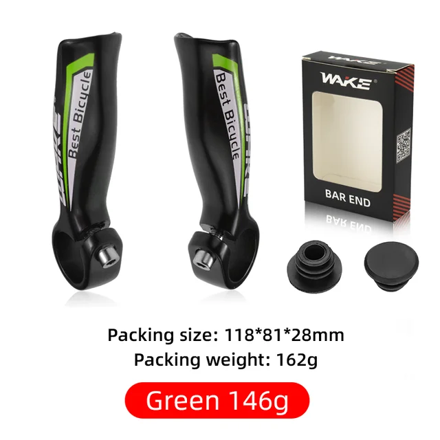 Manillar auxiliar de bicicleta, extremos de manillar de bicicleta de montaña de aleación de aluminio, barra de mango de apoyo de bocina de toro MTB, barra de mango de tornillo de banco de bicicleta: Rojo