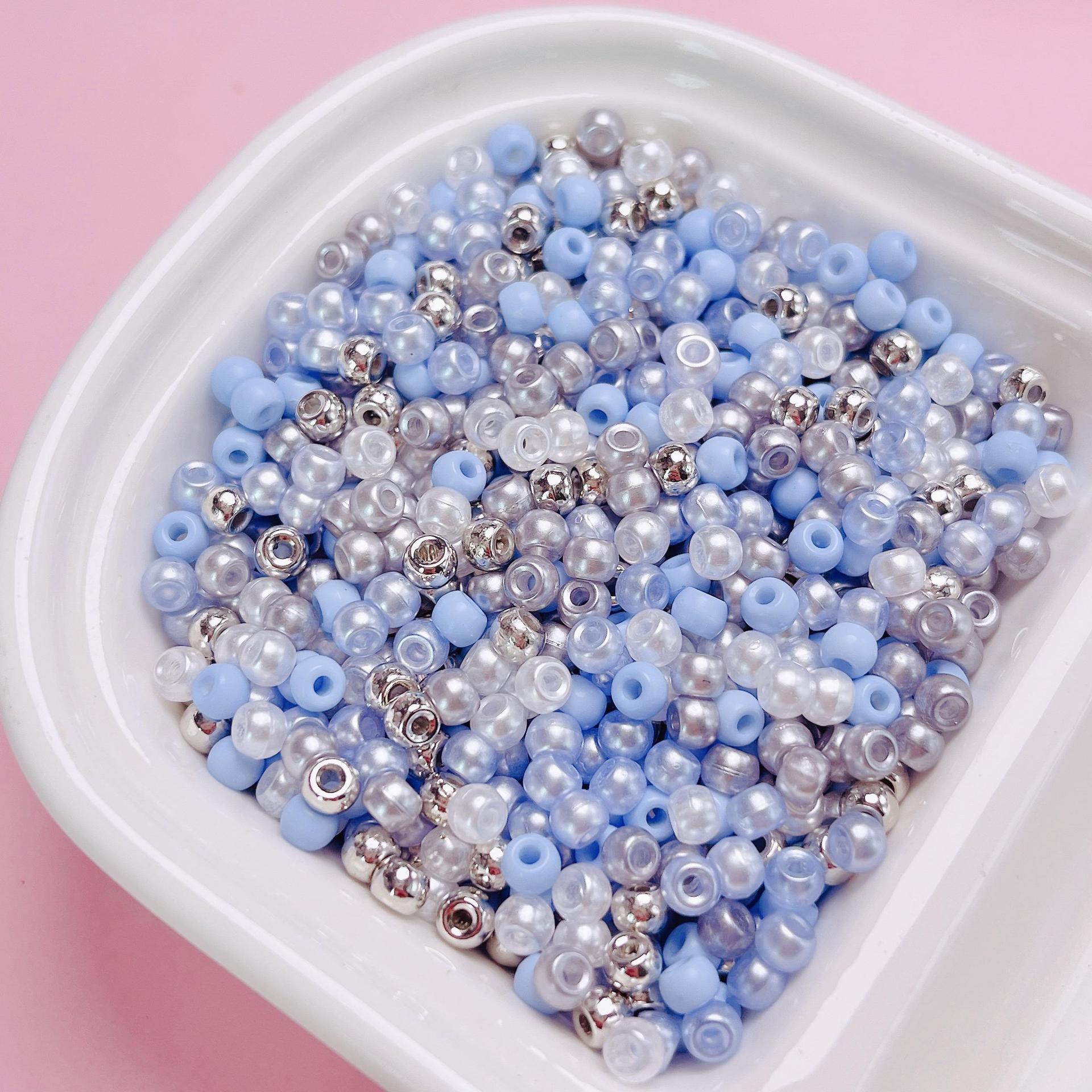 200 unids/lote de cuentas de semillas coloridas para fabricación de joyería, decoración DIY Y2K, pulsera, collar, pendientes, cadena para teléfono, accesorios para el cabello: Rojo