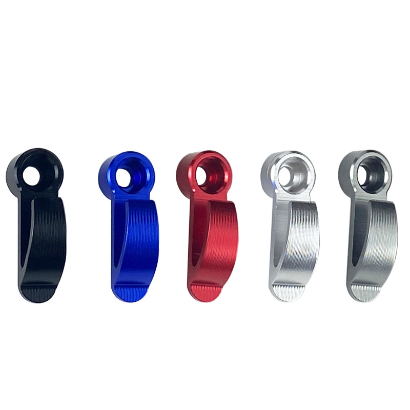 Motorrad Einzigen See Haken Helm Haken Universal- CNC Aluminium Legierung Helm Tasche Haken Halfter Für Schmutz Fahrrad Elektrische Rolle