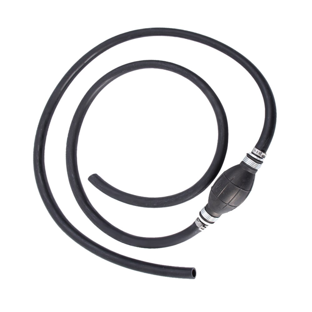 Fuel Line Hose Outboard Boat Engine Petrol Tank Connectors Kit for Motor Black