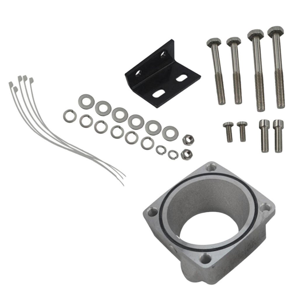 Metal Throttle Body Adapter For Nissan Skyline R33 RB25DET, Aluminum, 100mm