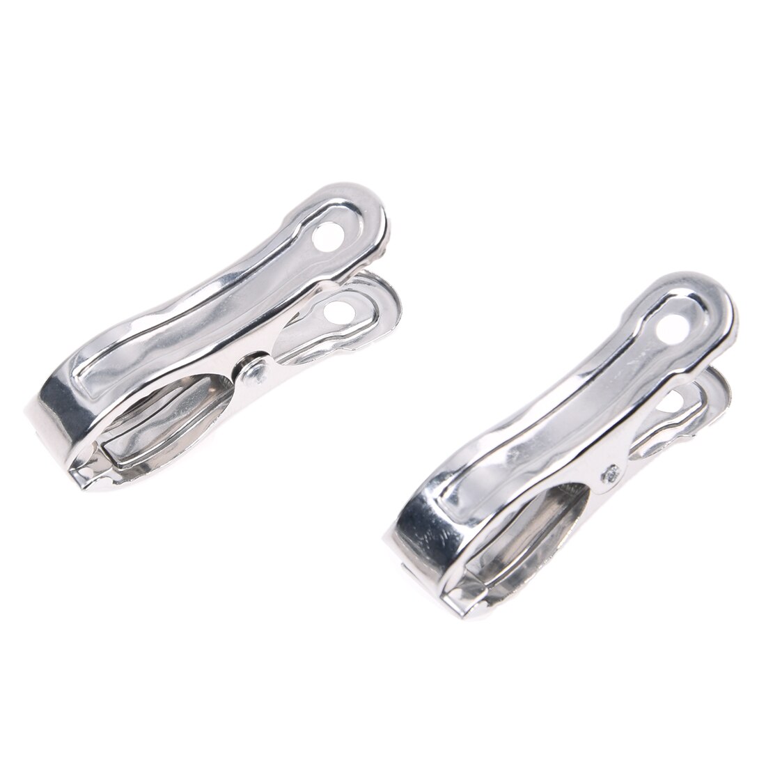 Pinzas metálicas de acero inoxidable para ropa de 20 piezas, pinzas para abrigos y pantalones, pinza para secar la ropa, perchero para lavar toallas