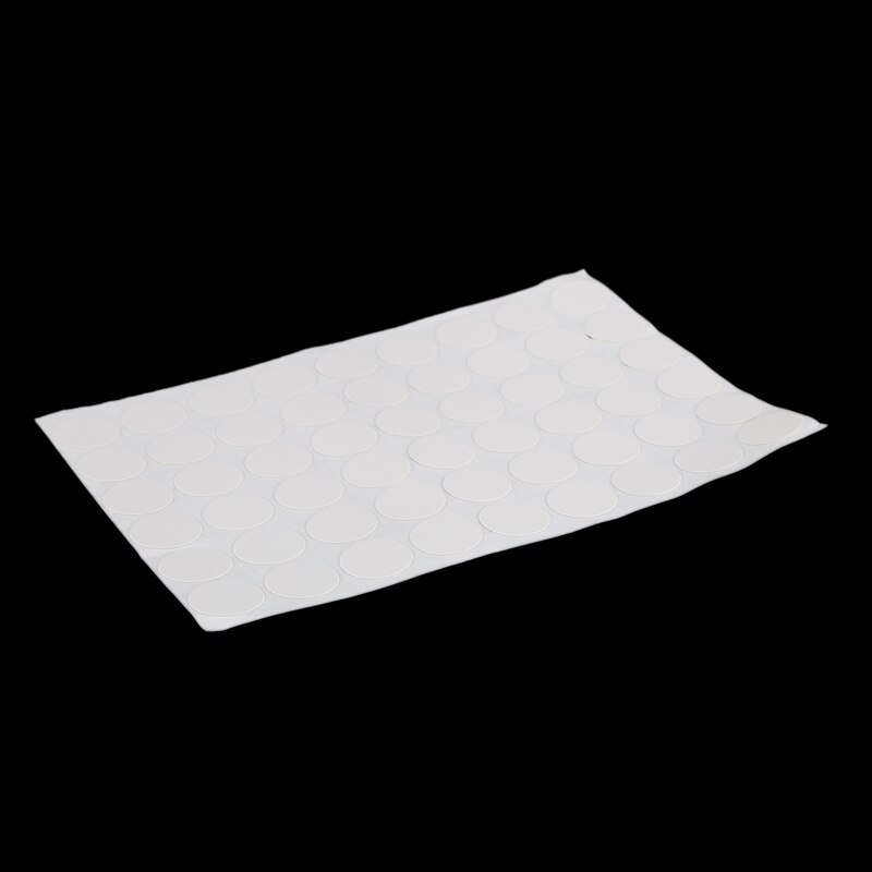 armoire placard auto-adhésif vis couvre casquettes autocollants 54 en 1 blanc