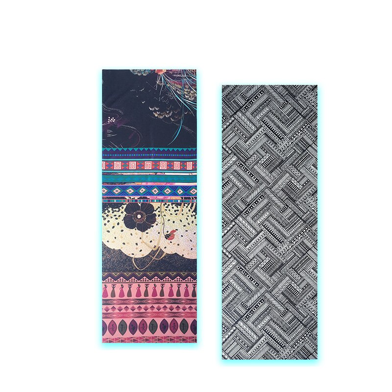 185*63Cm Dubbelzijdig Yoga Handdoek Antislip Draagbare Reizen Yoga Mat Handdoek Pilates Cover Fitness Yoga deken: MULTI