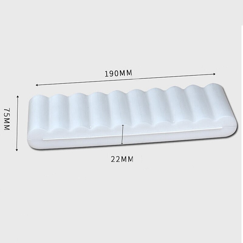 1 pc 10x18650 bateria titular caso 18650 caixa de armazenamento titular branco duro caso capa titular da bateria organizador recipiente