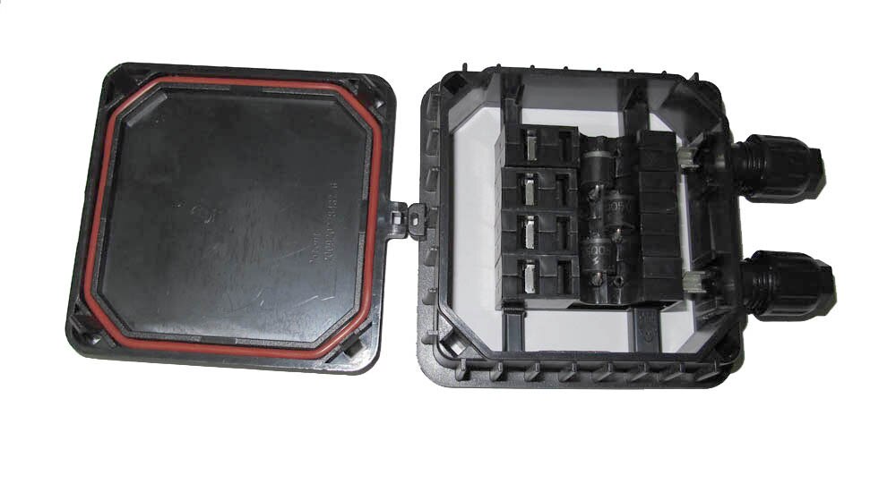 2pcs Solar Junction Box for Solar Panel 130W 140W 150W 175W 180W 200W connect PV junction box solar cable connection with Diodes