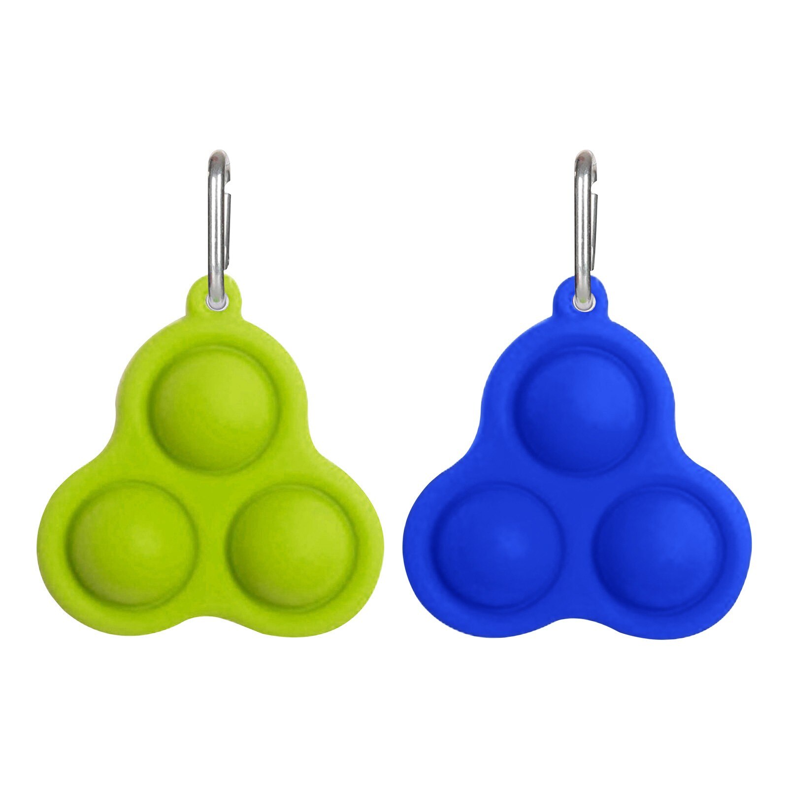 Neueste Schlüsselbund Spielzeug Übung Bunte Pops Grübchen Spielzeug Erwachsene Stress Relief Zappeln Spielzeug Einfache Pädagogisches Grübchen Spielzeug Kinder: D