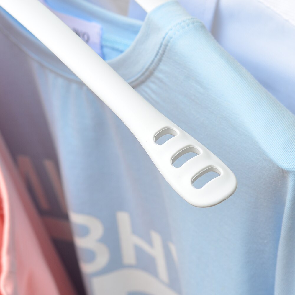 Multi-functional Plastic Foldable Clothes Hanger 8 In 1 Space-saving Wardrobe Rack Children Baby