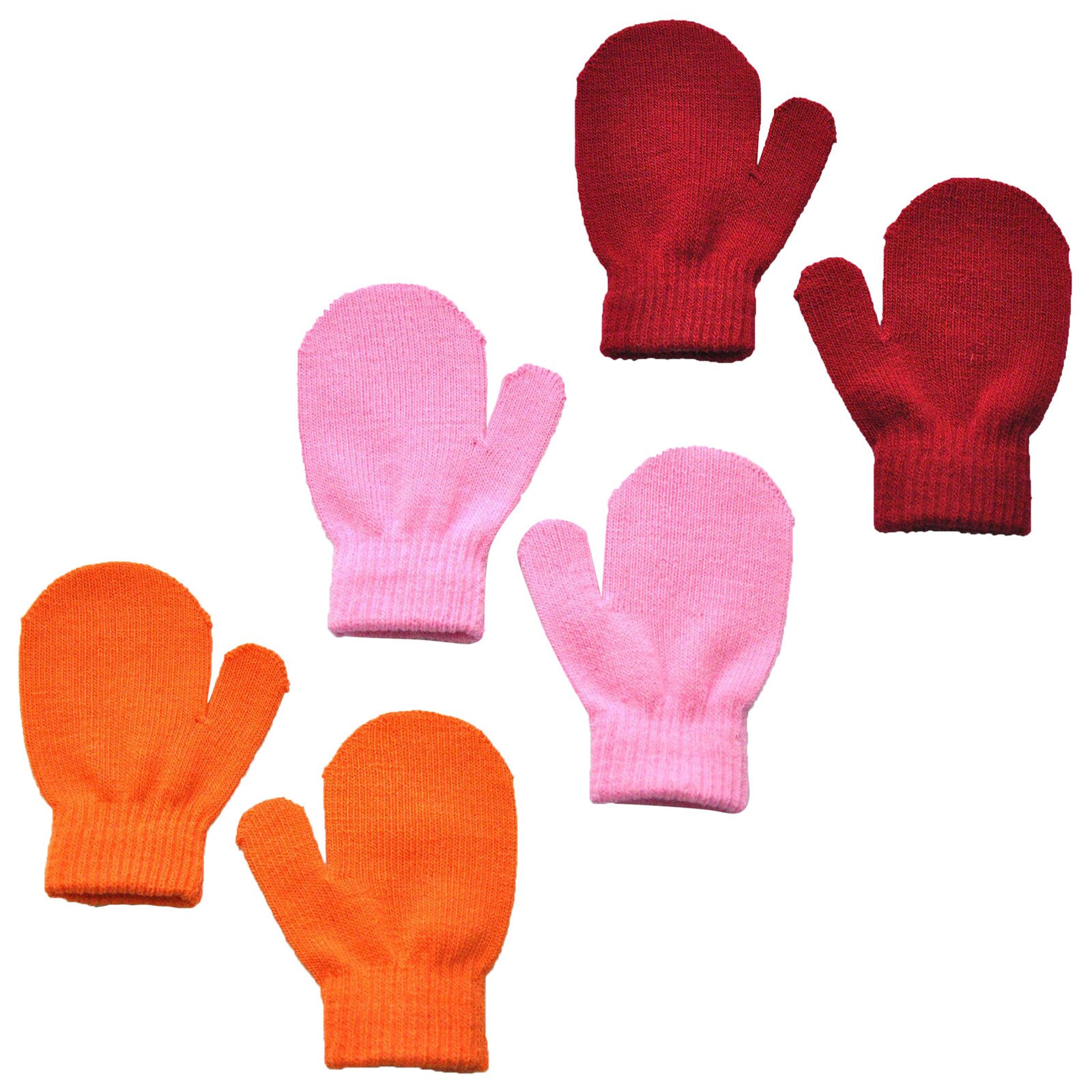 3 Pairs Warming Infant Baby Cute Lovely Knit Mittens Girls Boys Of Winter Windproof Gloves baby accessories перчатки: E