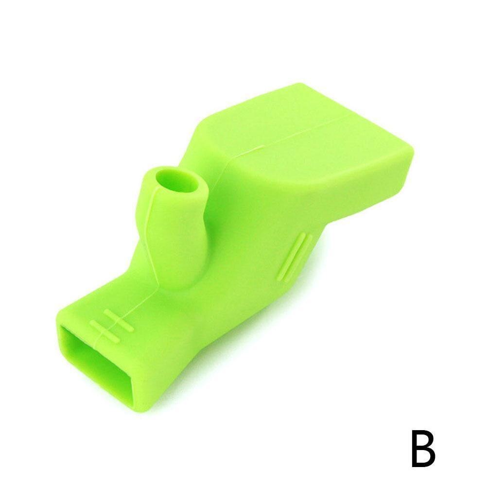 3 kleuren baby washandjes kraan verlengstuk fontein siliconen keuken voor badkamer keukenkraan kraan gootsteen accessoires  m8 u 2: B