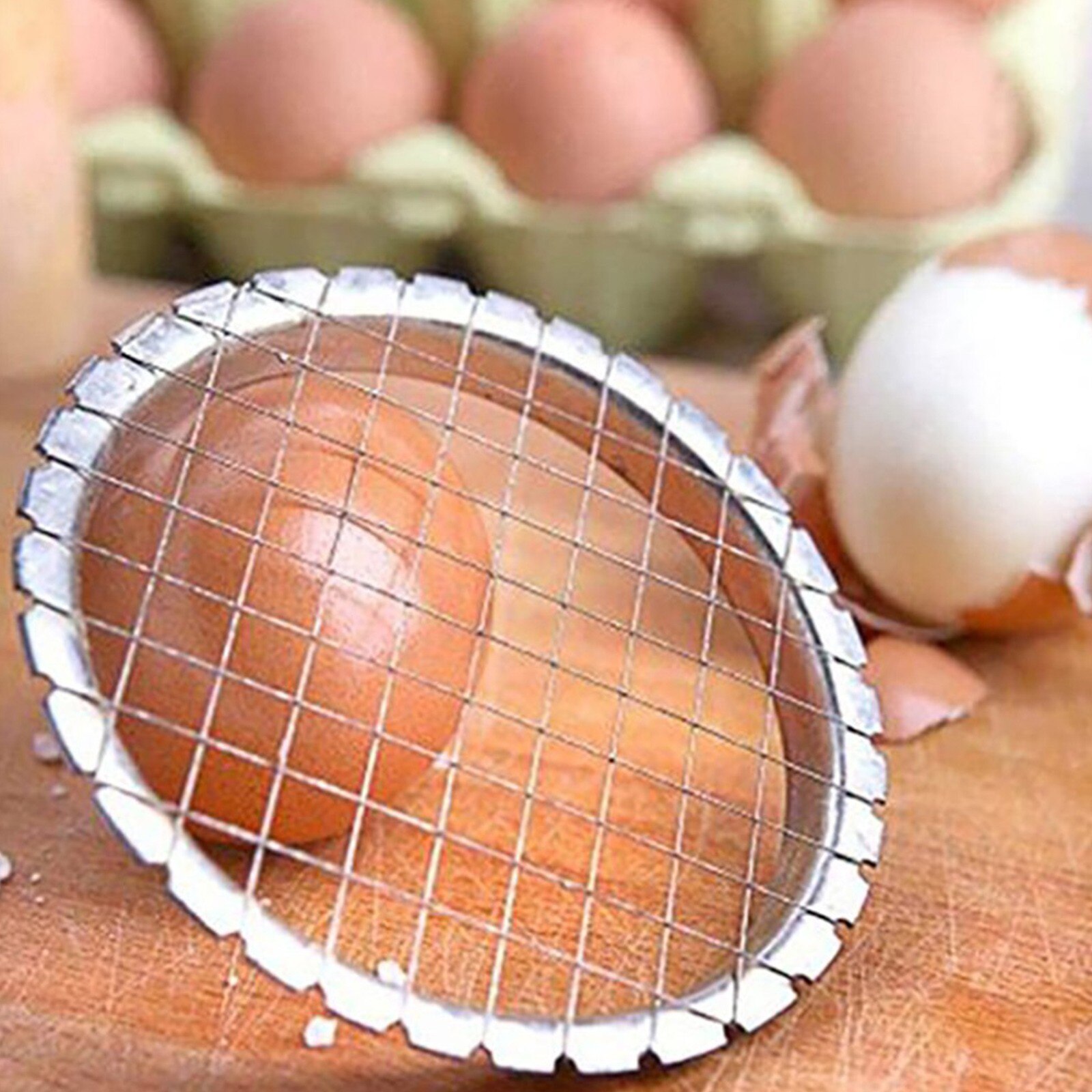 25# Potato Cutter Stainless Steel Manual Potato Cutter Multifunctional finger Protectors Eggs Cutter Durable Kitchen Accessories