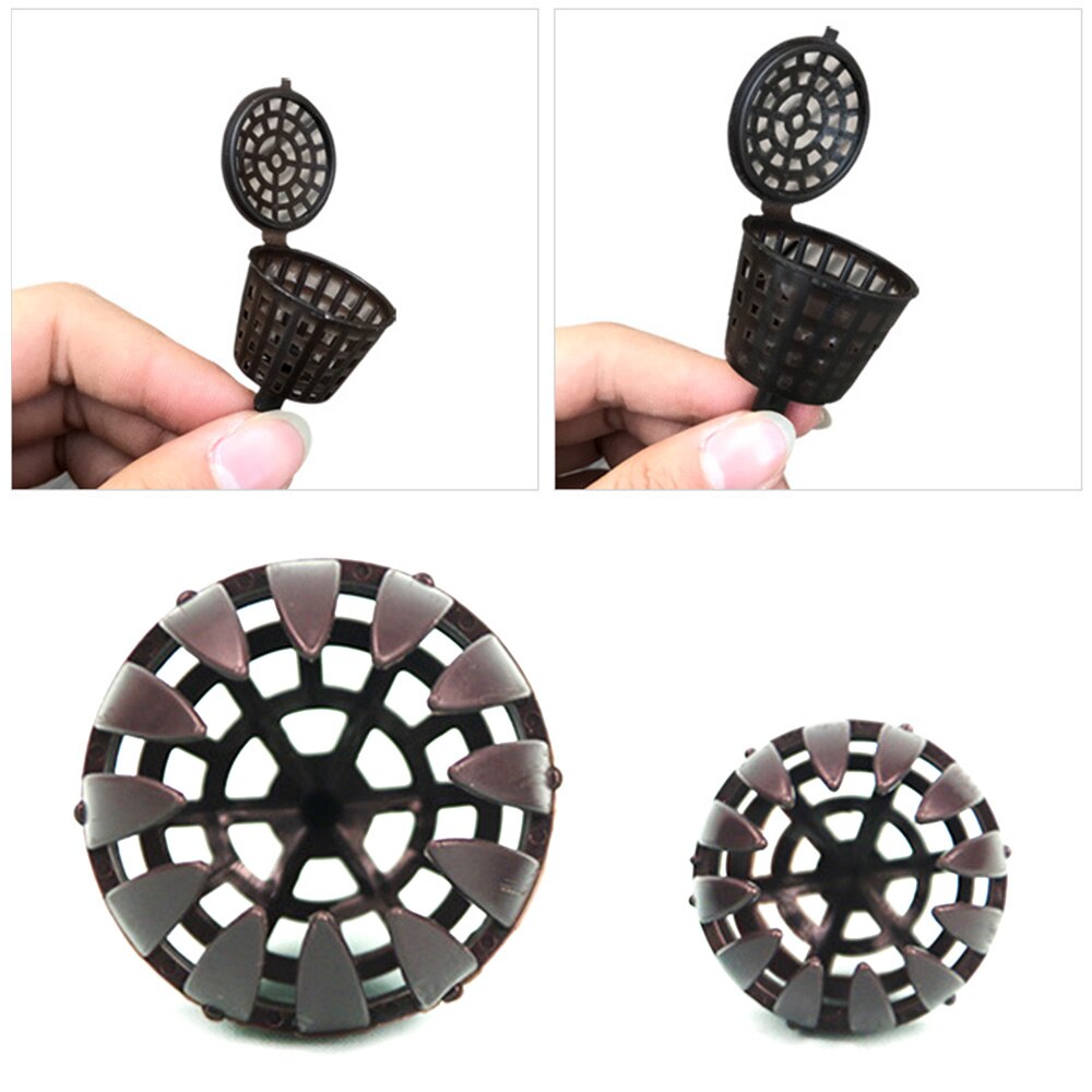 Fertilizer Storage Case 10 Pcs Bonsai Tool Portable Plastic Fertilizer Box Plant Nursery Pots