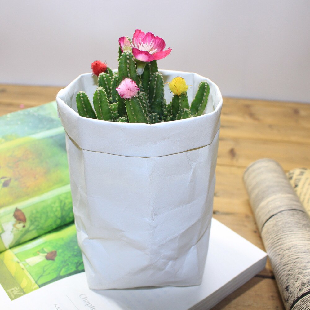 Kraft Paper Plant Grow Bags home garden Potato pot greenhouse Vegetable Growing Bags Moisturizing jardin Garden Bag tools: White