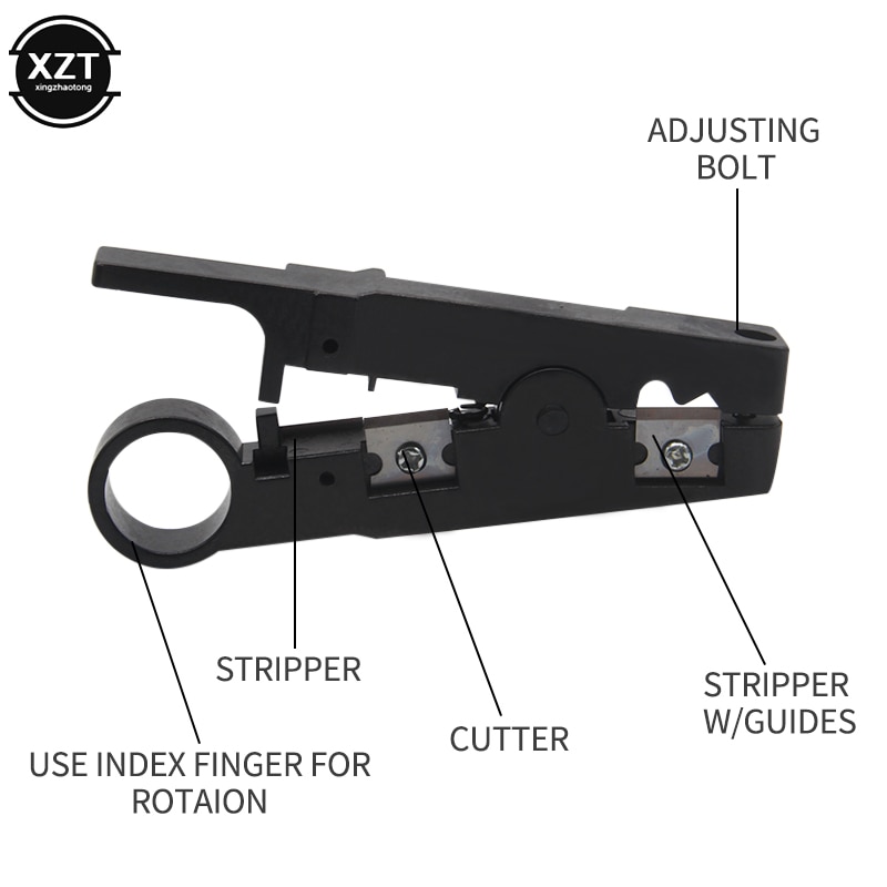 Pince à sertir automatique, coupe-câble réseau RJ45 multifonctionnel, outils de dénudage de câble, pince à sertir coupe de Terminal