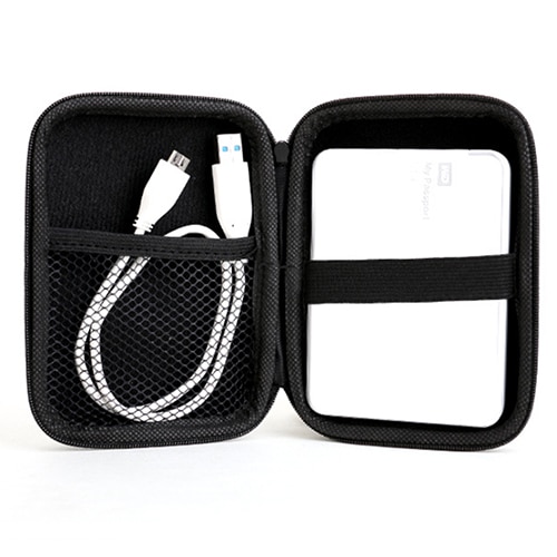 1 pc Draagbare EVA &amp; Nylon Harde Schijf Carry Case Tas voor Harde Schijf/Power Bank/Kabel/ oortelefoons Externe Opslag Harde Schijf Zakken