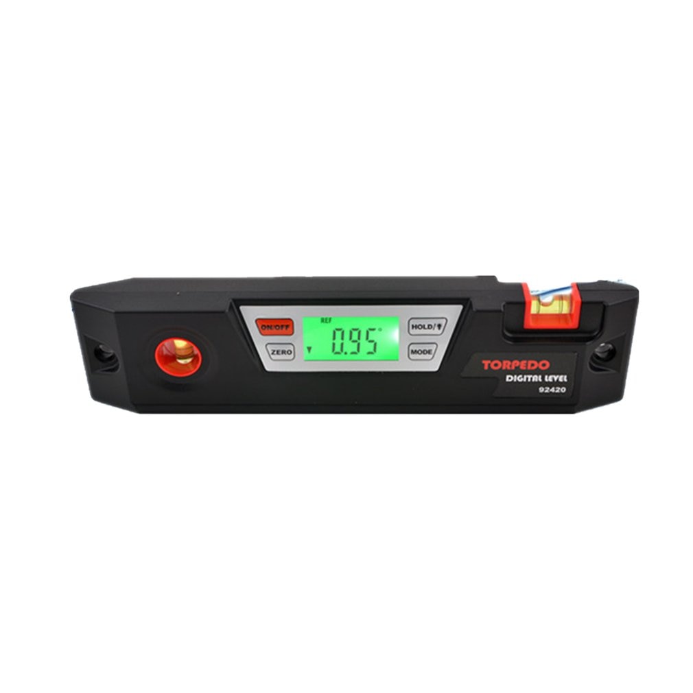 Electronic Digital Inclinometer Level Ruler Precision Digital Torpedo Inclinometer With Magnetic Backlight (Without Battery)