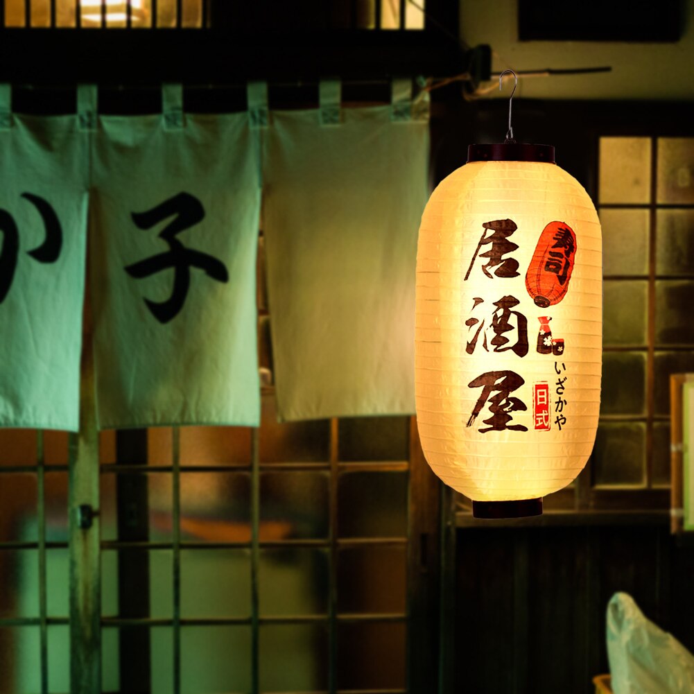 10 Inch Traditional Japanese Style Hanging Light Sushi Noodle House Sashimi Izakaya Restaurant Party Decoration Accessories