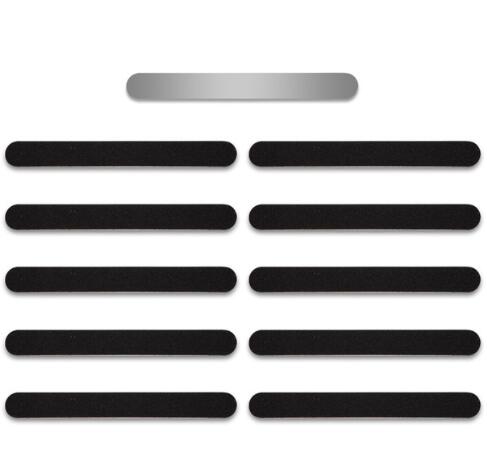 10 pcs Nail Files and Buffers with Stainless Steel Buffer Block Salon Fingernail Files Nail Art Kit: 02