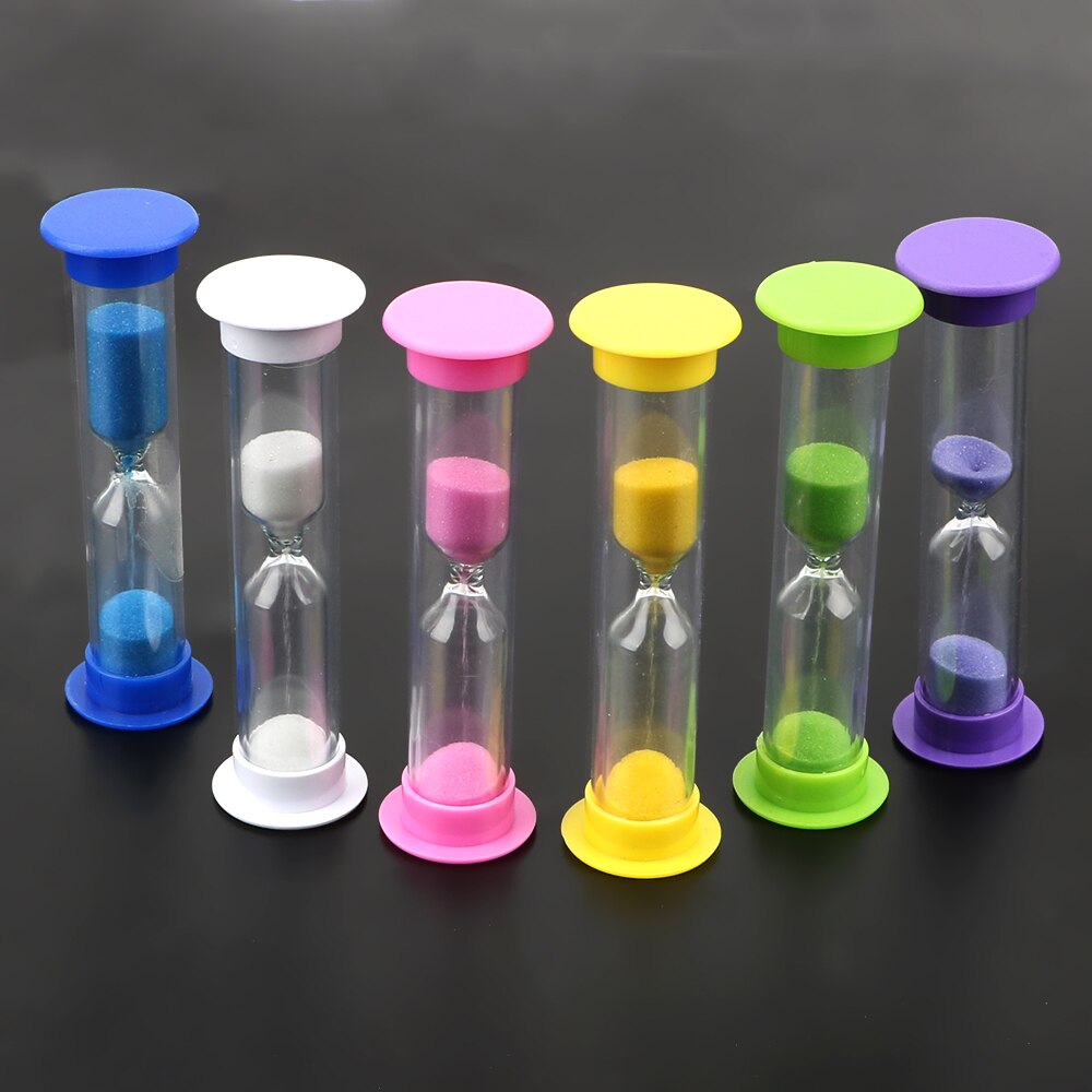 HOOMIN Mini Timer Clock Timers for Children Colorful Hourglass Children Sand Timer Hourglasses