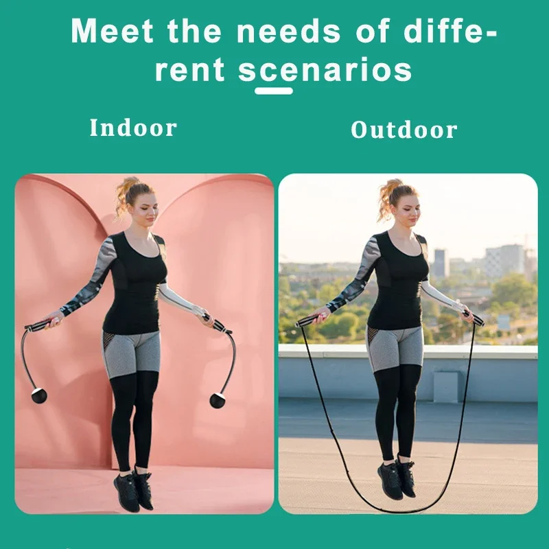 1PC Digital kabellos Kalorien Zähler Springseil Sport Gewichte ÜSpund Fitness Bodybuilding kabellos Digitale Springseile einstellen