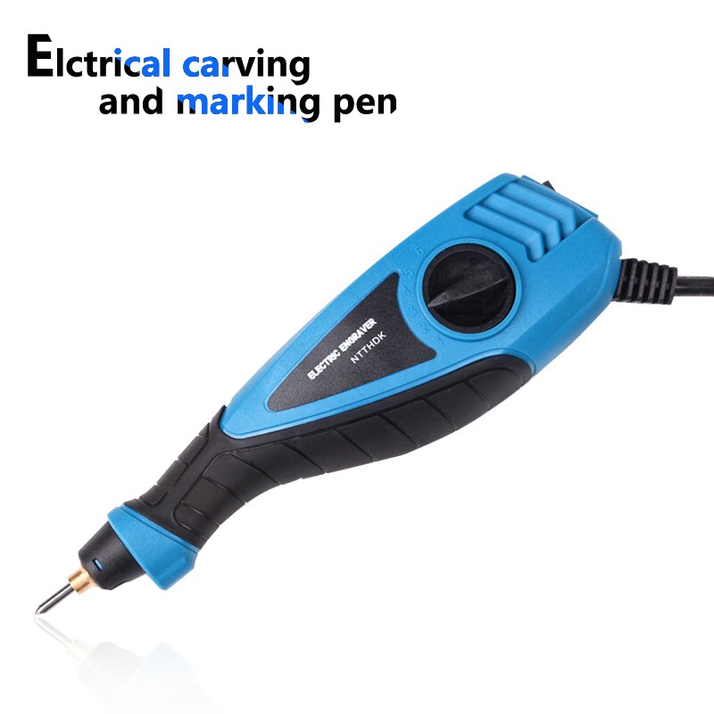 Elektrisk gravyr maskin gravyr maskin gravyr penna med lampa liten gravyr cement keramisk metall trä markering penna