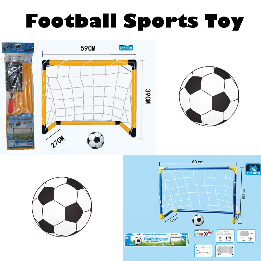 Opvouwbare Mini Voetbal Voetbal Doelpaal Net Set Sport Indoor Outdoor Oefening Games Speelgoed Kind Grappige Plastic