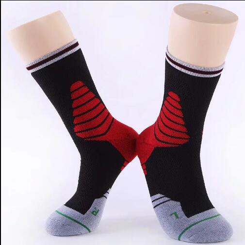 super star basketball socks, casual socks, comfortable, breathable and durable: Khaki