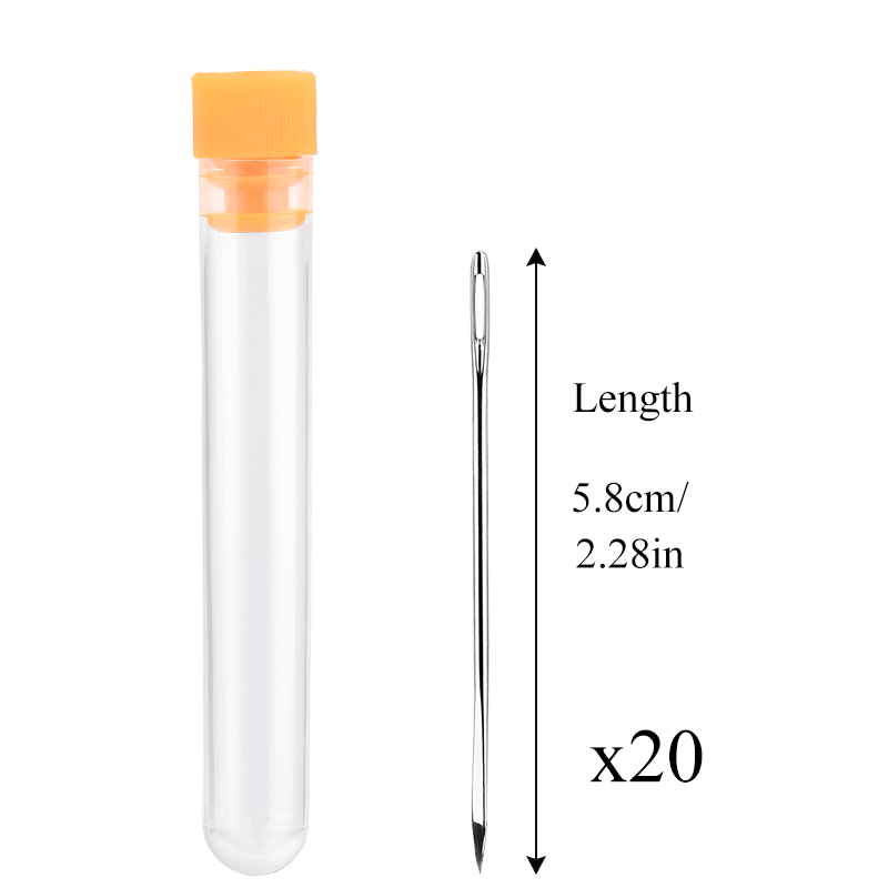 Para alfombras, lienzo, cuero, reparación de costura, aguja de coser de cuero de acero inoxidable, agujas Triangulares DIY, herramienta de costura a mano: Transparente