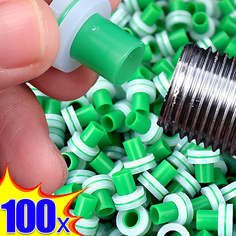 100-10Stck Wasserhahn Auslaufsichere Dichtung 4-punkt PPR Silikon Dichtung Ring Dichtung Dreieck Ventil Schlauch sanitär passend zu Stecker