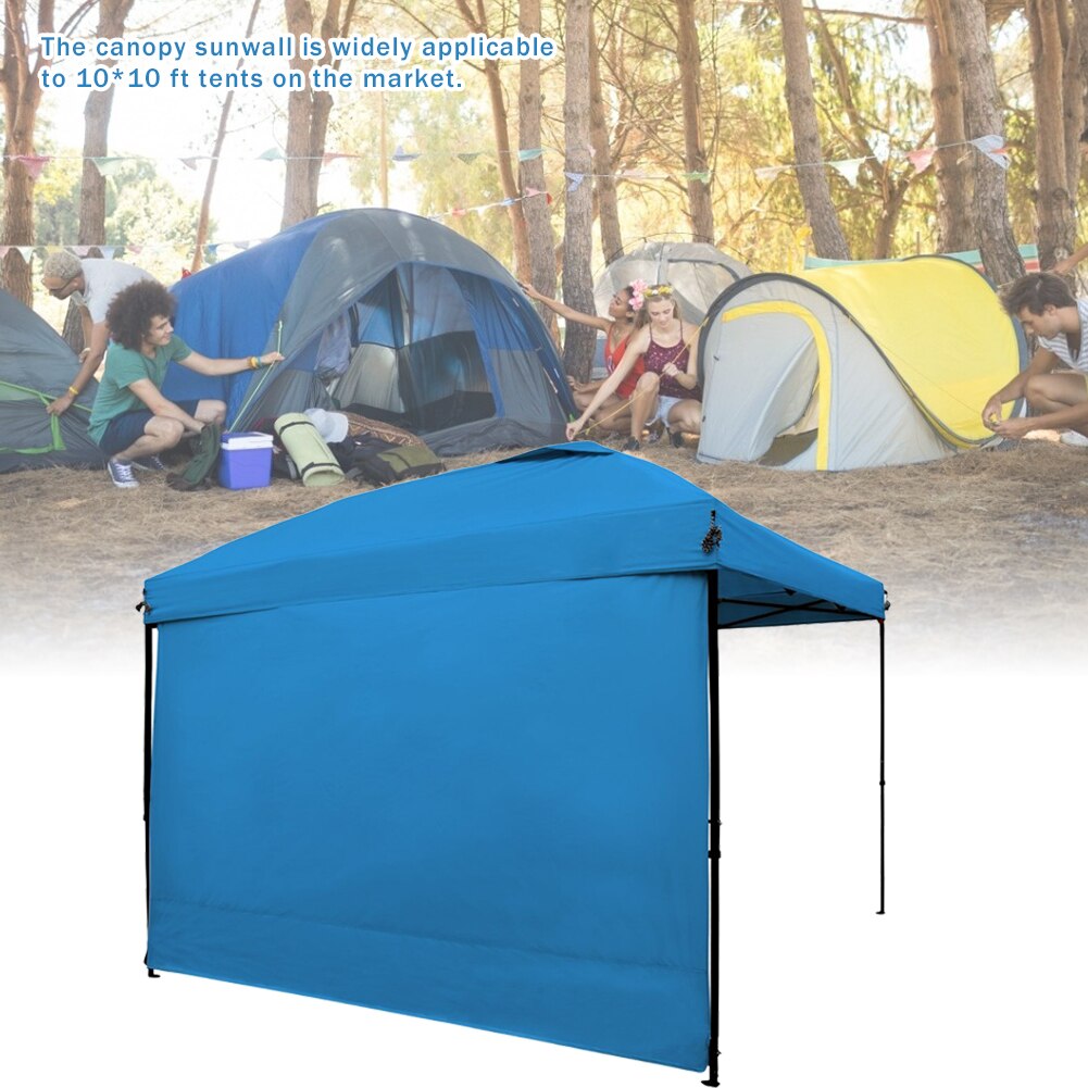 Outdoor Instant Canopy Camping Folding Awning Folding Straight Leg Pop Up Canopy Beach Garden Sun Shelter Waterproof Tarp Tent