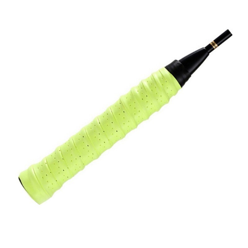 Sports Equipment Anti-slip Breathable Sport Over Grip Sweatband Tennis Overgrips Tape Badminton Racket Grips Overgrip: green