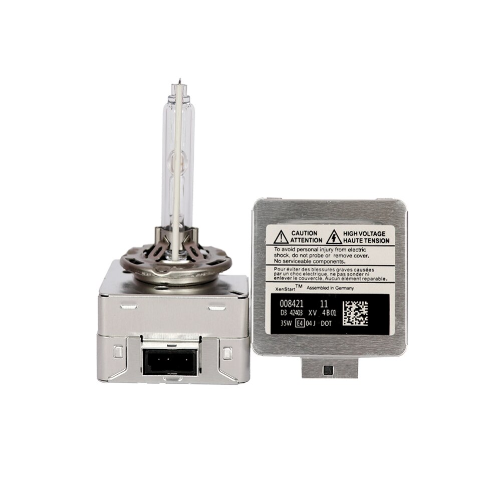 HID Xenon Low Beam Headlight Replacement Bulbs - (Pack of two bulbs) - D3S - 6000K