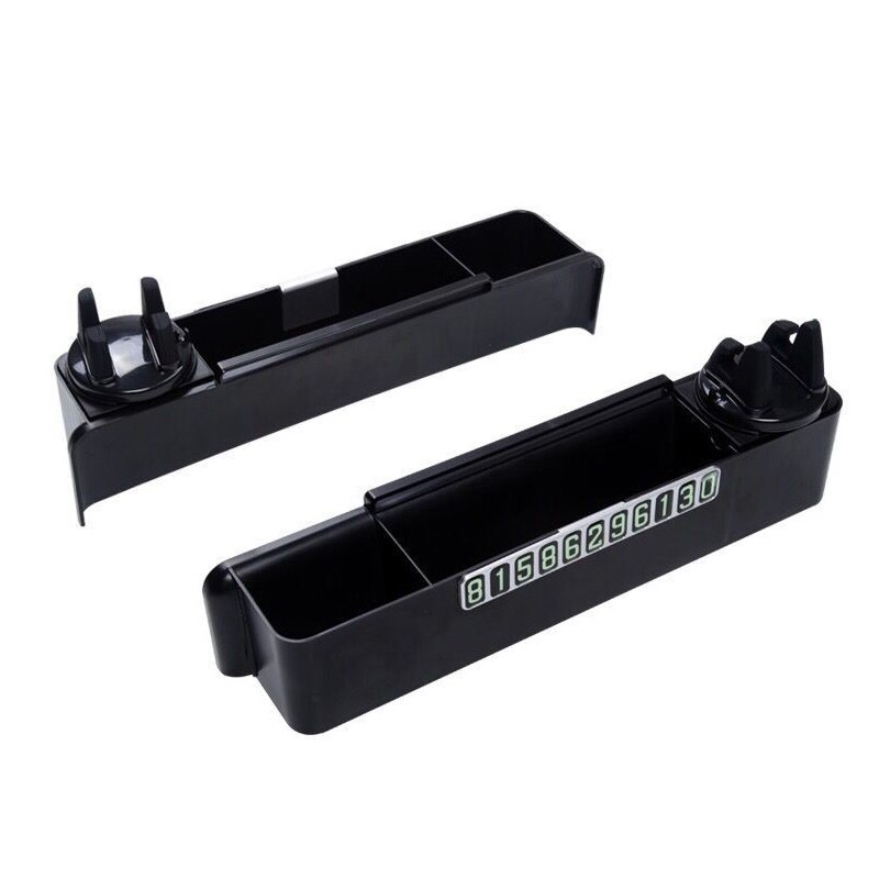 Screen Storage Box Temporary Parking Card Car Storage Box Universal Car Organizer Storage Box Charge for Tesla MODEL 3/Y