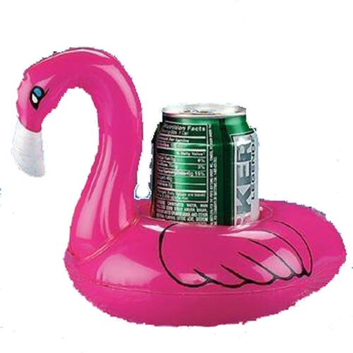 Roze Flamingo drankje Houder Opblaasbare Zwembad strand blow up Speelgoed Party favor