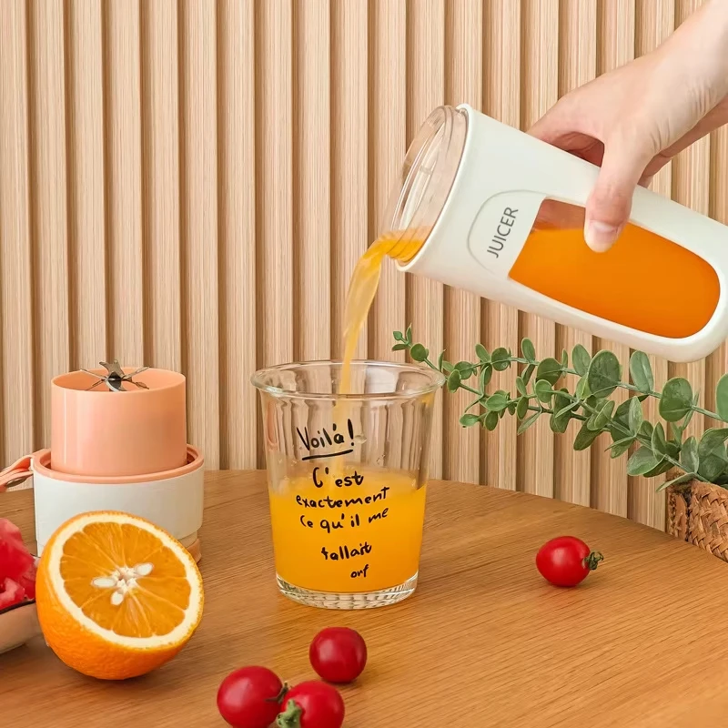 LED Digital Display Portable Juicer Bottle USB Charging Juice Cup Home Multi-functional Automatic Fruit Blender For Home Kitchen