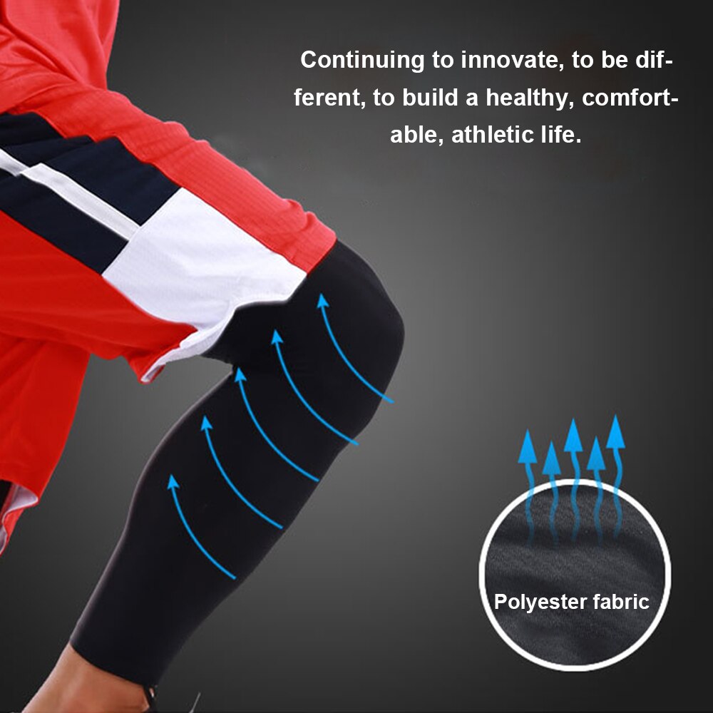Skybulls Sports Compression Leg Sleeve Basketball Football Cycling Knee Calf Support Running Shin Guard Outdoor Sports Safety