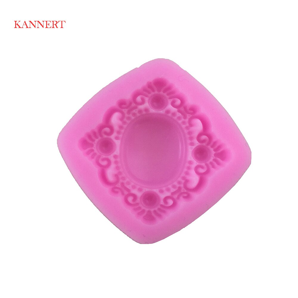 KANNERT 3D Siliconen Mal Vintage Broche Fondant Cake Decorating Gereedschap Cookie Chocolate