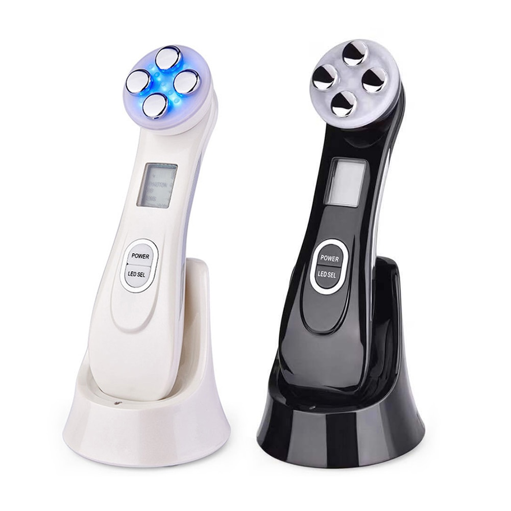 Face Skin EMS Mesotherapy Electroporation RF Radio Frequency Facial LED Photon Skin Care Device Face Lift Tighten Beauty Machine