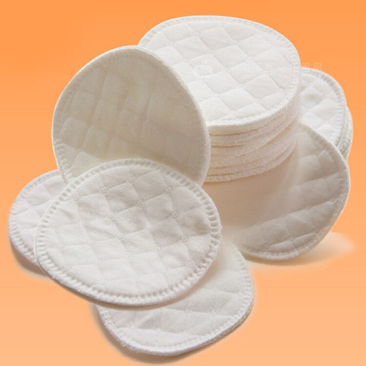 12pcs Pure Cotton Anti-seepage Breast Pads Washable Pads Breast Breastfeeding Proof Feeding Leak Accessories Soft Absorbent Z0V1