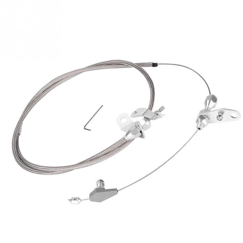 Braided Kick Down Cable Transmission Kickdown Trans for Ford C4 Detent